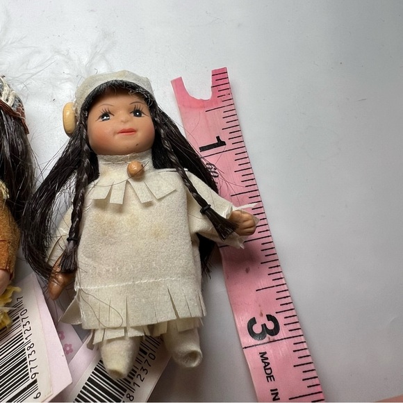 Vintage Mini Porcelain Dolls Cameo Kids Collection Lot 4 Dolls NWT - Picture 9 of 10